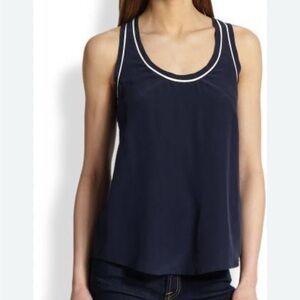 Banana Republic Navy Tank with White Trim